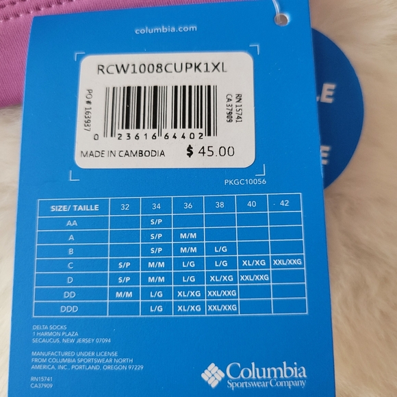 💓COLUMBIA BRAND NEW SPORTS BRA SIZE XL - Picture 7 of 7